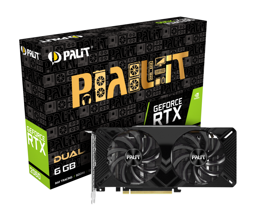 グラフィックボード・グラボ・ビデオカード GeForce RTX2060 6GB Dual OC Palit Palit GeForce RTX 2060 Dual 6GB