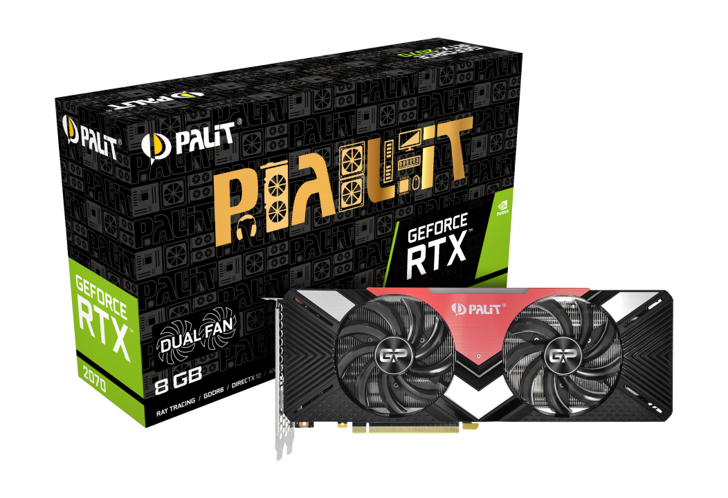 PALIT RTX2070super（箱無し） Palit Microsystems NE6207SS19P2-1040J (GeForce RTX2070 SUPER
