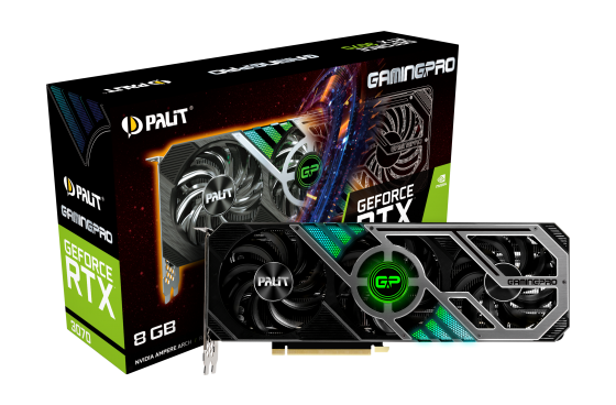 良品 稼働時間少 Palit RTX3070