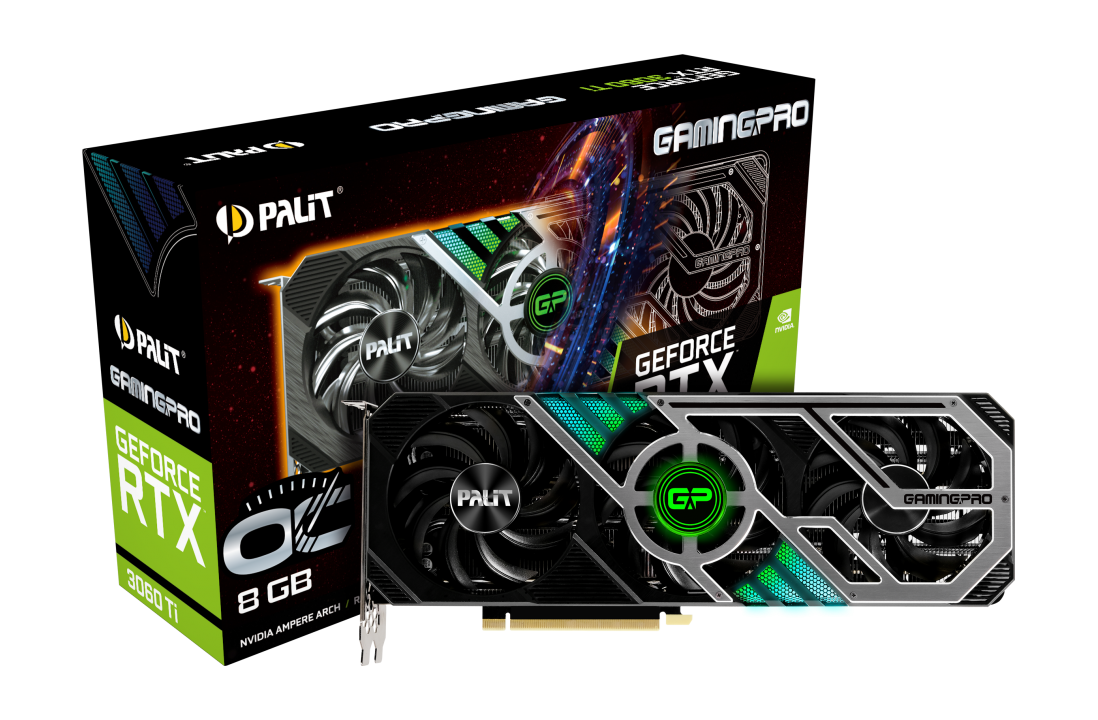 【未開封品】Palit Geforce RTX3060ti OC 8GB Palit Products - GeForce RTX™ 3060 Ti Dual OC ::