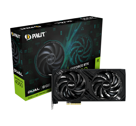 grafična kartica rtx 4060 ti palit dual balix mlacom funtech gaming kompnentko