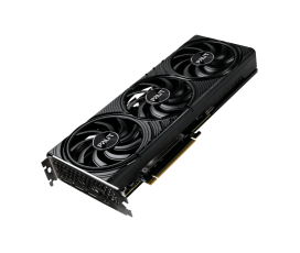Palit geforce rtx 5070 infinity 3 oc | 12gb gddr7 | dlss 4 in ray tracing | sff-ready | grafična kartica 3 Palit geforce rtx 5070 infinity 3 oc 12gb gddr7 pogled s priključki in hladilnikom