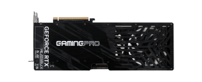 Palit geforce rtx 5070 ti gamingpro-s oc zadnja stran in backplate grafične kartice