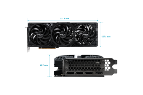 Palit geforce rtx 5070 gamingpro-s oc dimenzije in video izhodi