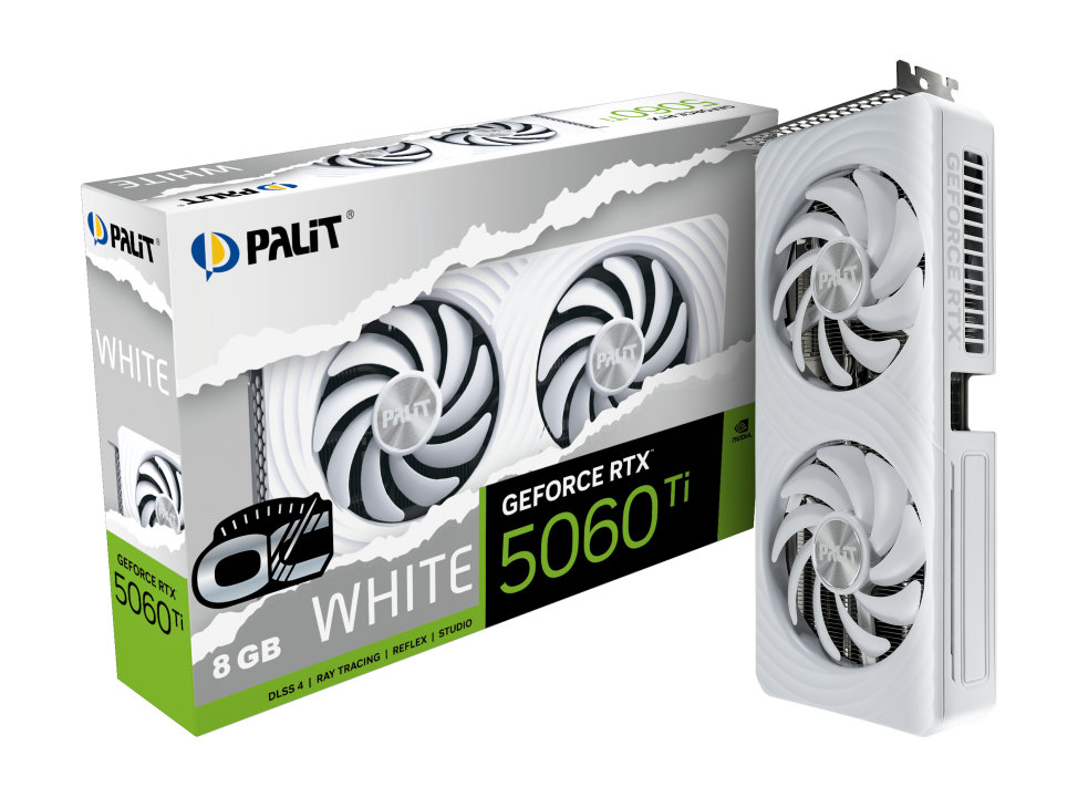 Palit Products - GeForce RTX™ 5060 Ti White OC 8GB ::