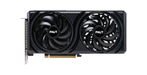 Palit GeForce RTX 5060 Infinity 2 OC widok karty pod kątem